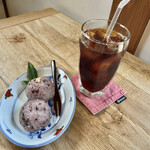 藤香想 - アイスコーヒーも苦味ありなかなか美味しい・・・。