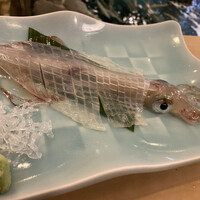 河太郎 中洲本店 - イカ活造り会席のイカ