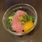 Toribiyori - 厚切り牛タンユッケ