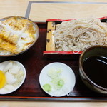 Sobadokoro Maruka - カツ丼＆蕎麦セット（大）