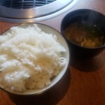 焼肉 幸乃羽 - ご飯＆スープ2022.05.25