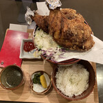 早稲田 モンスターズ キッチン - フライドチキン定食 2ピース