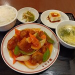 Honkon Tei - 酢豚定食 780円(税込)