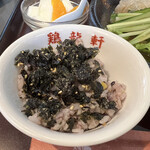 鶏龍軒 - 韓国海苔十五穀米半ライス