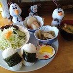 一花 - 料理写真:おにぎりモーニング　550円