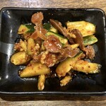 中国家常菜 同心房 - 「お疲れセット」(980円)の小皿料理