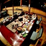 本家伴久 - 椅子宴会（囲炉裏）は最高！(2013.Feb)