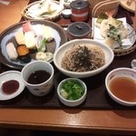 Washoku Sato - 寿司と蕎麦と天ぷらのセット