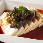 Sichuan style top-Century egg tofu