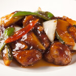 Sangen pork black vinegar sweet and sour pork