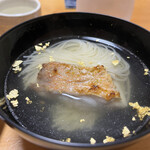 割烹 一楓 - お素麺、お魚はなんだっけかなー！