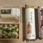 Daitokujisaikiya - 過去利用時。鯖寿司、はも寿司、ぐじ。