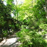 山ばな平八茶屋 - 外観（庭）