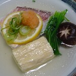 山ばな平八茶屋 - 若狭懐石：蒸物（ぐじの蒸し物）