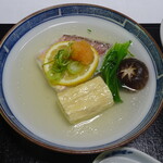 山ばな平八茶屋 - 若狭懐石：蒸物（ぐじの蒸し物）