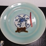 山ばな平八茶屋 - 若狭懐石：焼肴（酢どり生姜、きゃらぶき醤油煮）