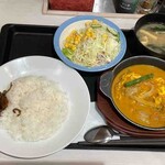 松屋 - プーパッポンカレー生野菜セット