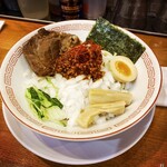 らーめんキッチン こころ - 新玉ねぎの肉味噌冷やし麺。1250円、1日10食限定！