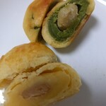 河合菓子舗 - 上が球根菓で下が球根パイ