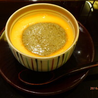 はらまさ - 蟹と蟹味噌の茶碗蒸し