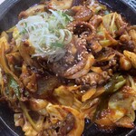 百濟 - 足長タコのピリ辛野菜炒め