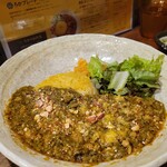 SPICY CURRY 魯珈 - 大葉ジェノベーゼ豚キーマカレー