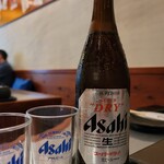 居酒屋 中々 - アサヒ スーパードライ 中瓶（510円）
