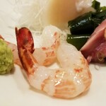 出羽鮨 - 甘エビ。