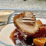 熱香森 - 葡萄を使った黒酢酢豚