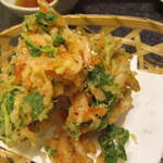 すしざんまい - なんか、長い名前のかき揚げ