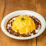 #8 Melty Omelette Rice with special demi-glace sauce