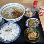 Shinya Shokudou - 沖縄そば定食。