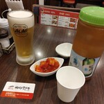 明洞のり巻 - 先ずは生ビール