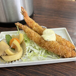 ミズハ食堂 - 海老フライ280円