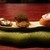 ラ メゾン ドゥ ラ ナチュール ゴウ - 料理写真:でっかい空豆のさやの上に3種類のフィンガアミューズ。空豆3兄弟。仲良く整列しました。