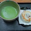 Oishi Chaya - 抹茶セット(梅ヶ枝餅1個付き)