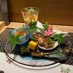 難波 寿司 まつもと - 前菜