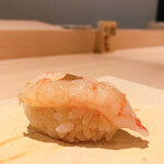 鮨なかむら - アマエビ昆布〆