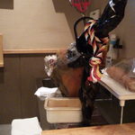 サラダに入った生ハム（角度悪くて解りづらい笑）