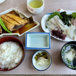 Uo masa - さしみ定食　1400円