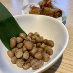 手打ちそば きた戸 - 茹でピーナツ