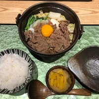 緩音 - すきやきうどん御膳、税込1,300円