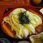 手打ちうどん 自遊席 - 季節の天ぷら盛り合わせ ざるうどんセット 