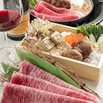 黒毛和牛焼肉きっしゃん北新地永楽町 松 - すき焼き