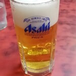 開華亭 - 生中ビール 300円