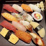 Sushi Izakaya Nihonkai - おまかせ握り大盛り