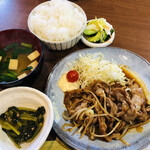 Kateiryouri Izakaya Yottette - ♪豚肉の焼肉定食¥500