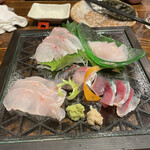 Furumachi Nene - アラ、アコウ、ウマズラハギ、釣り鯵、しめ鯖のお造り
