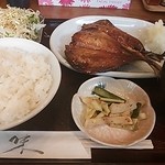 Kadoya Shiyokudou - アジみりん焼き定食　700円