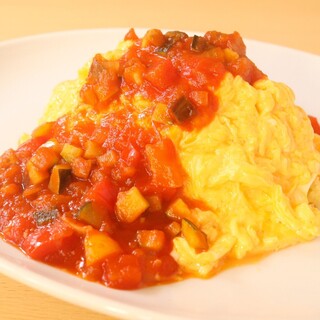 オムライスのひまわり_0